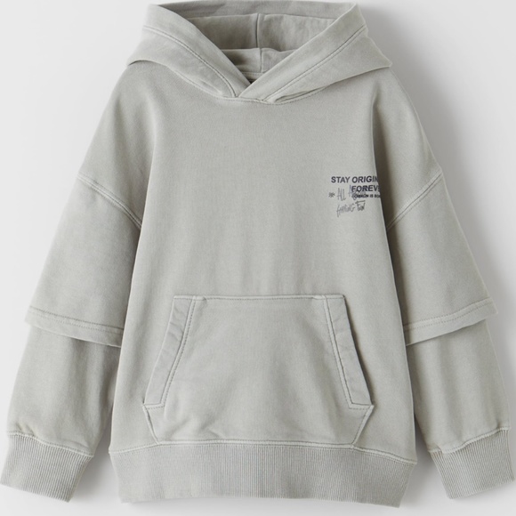 Zara Other - • Zara • Layered Sleeve Sweatshirt